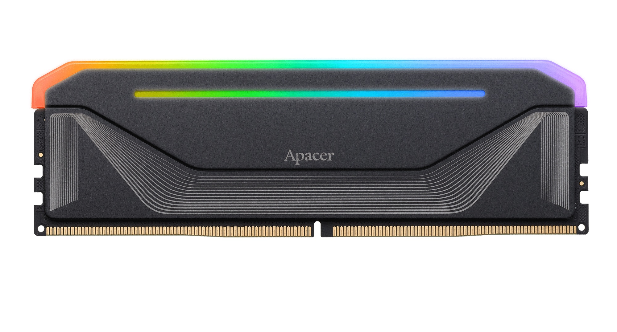 Оперативная память Apacer Nox, DDR5, 16GB (1x16 GB), 5200 MHz, CL40, радиатор, RGB, черный