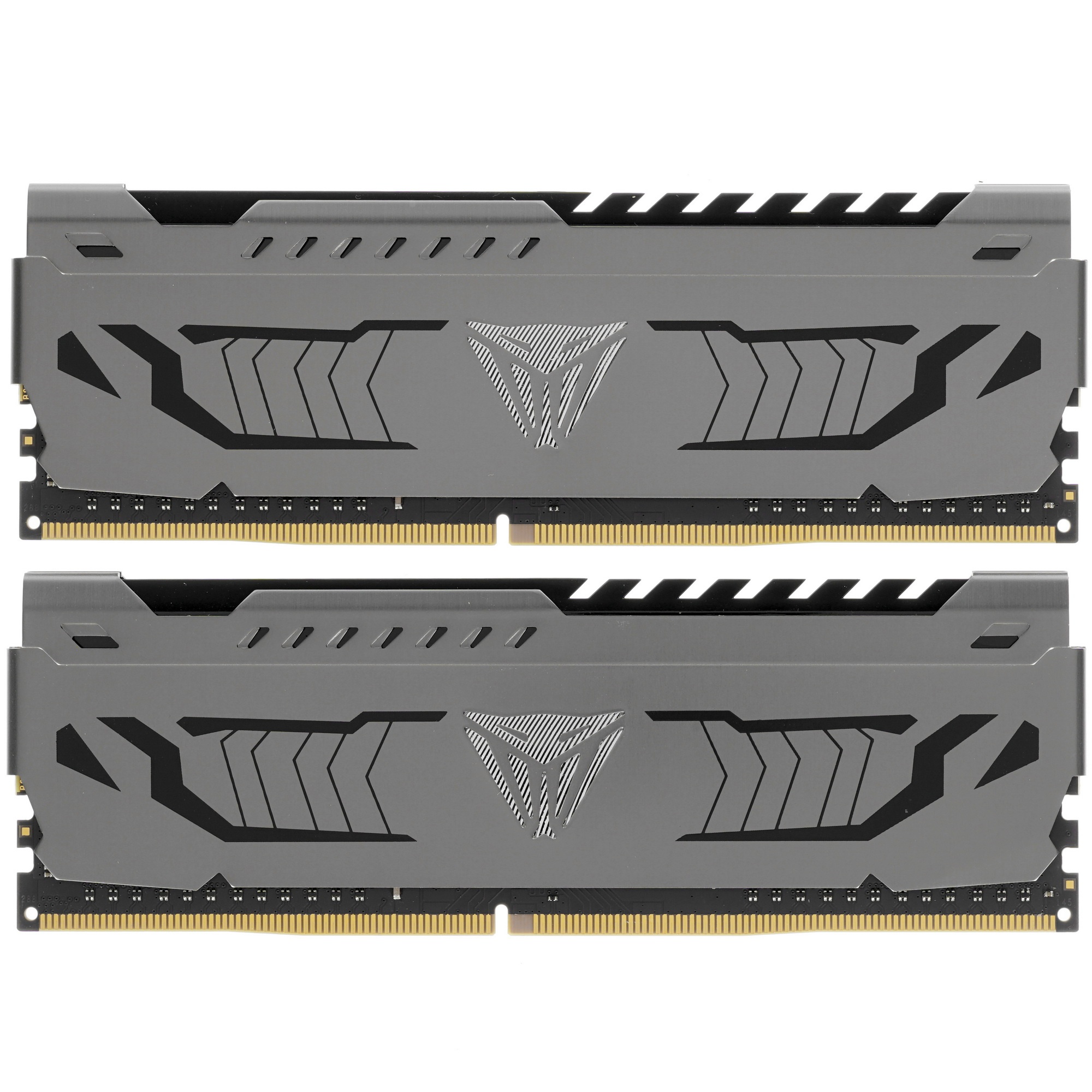 Оперативная память Patriot Viper Steel, DDR4, 8GB (2x4GB), 3200MHz, CL16, с радиатором, черный
