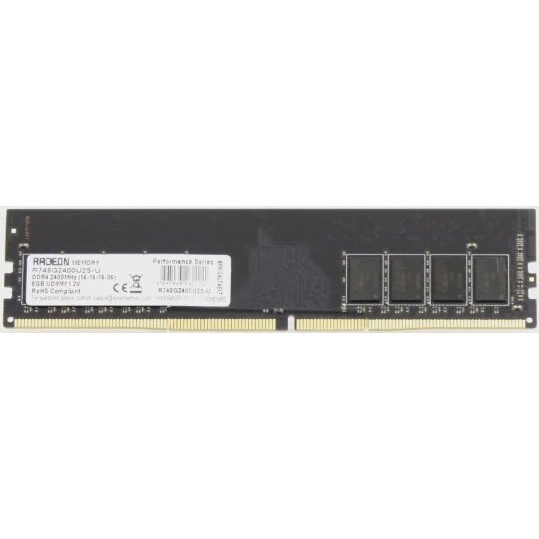 Оперативная память AMD Radeon R7, DDR4, 8GB (1x8GB), 2400MHz, CL16