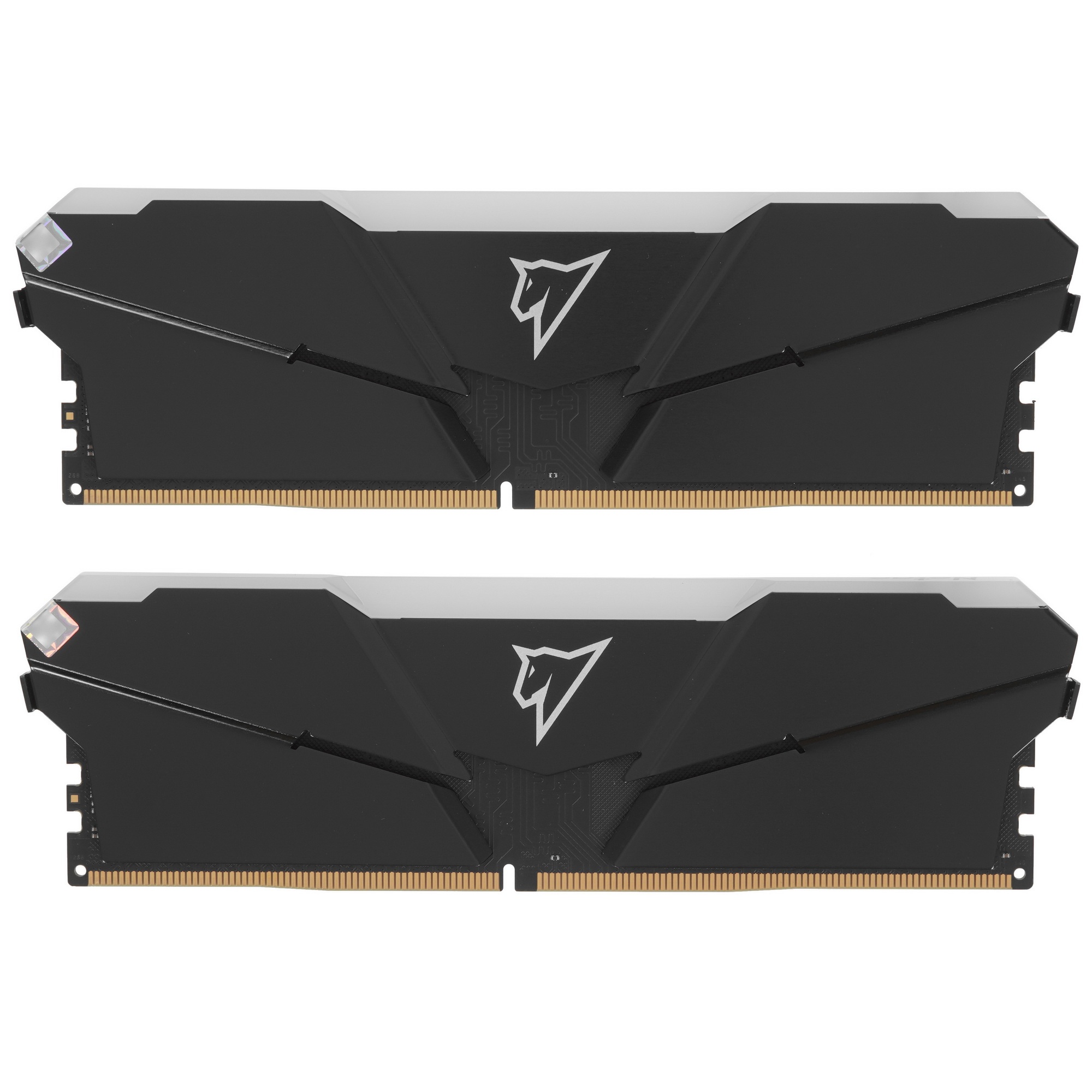 Оперативная память NETAC Shadow, DDR4, 16GB (2x8GB), 3200MHz, CL16, с радиаторами, RGB, серый