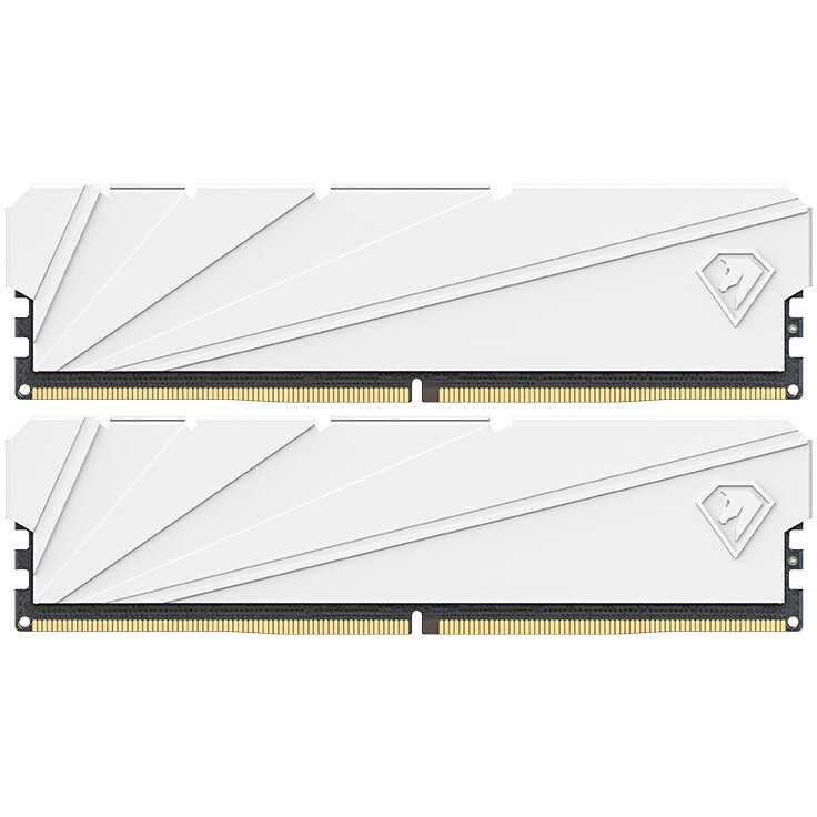 Оперативная память NETAC Shadow S, DDR4, 32GB (2x16 GB), 3200 MHz, CL16, радиатор, белый
