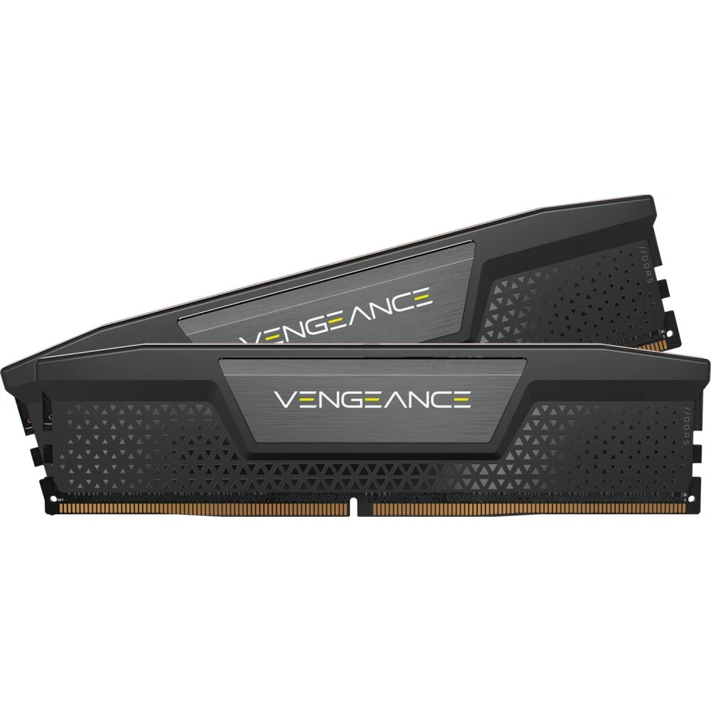 Оперативная память Corsair Vengeance, DDR5, 32GB (2x16 GB), 6000 MHz, CL38, радиатор, чёрный