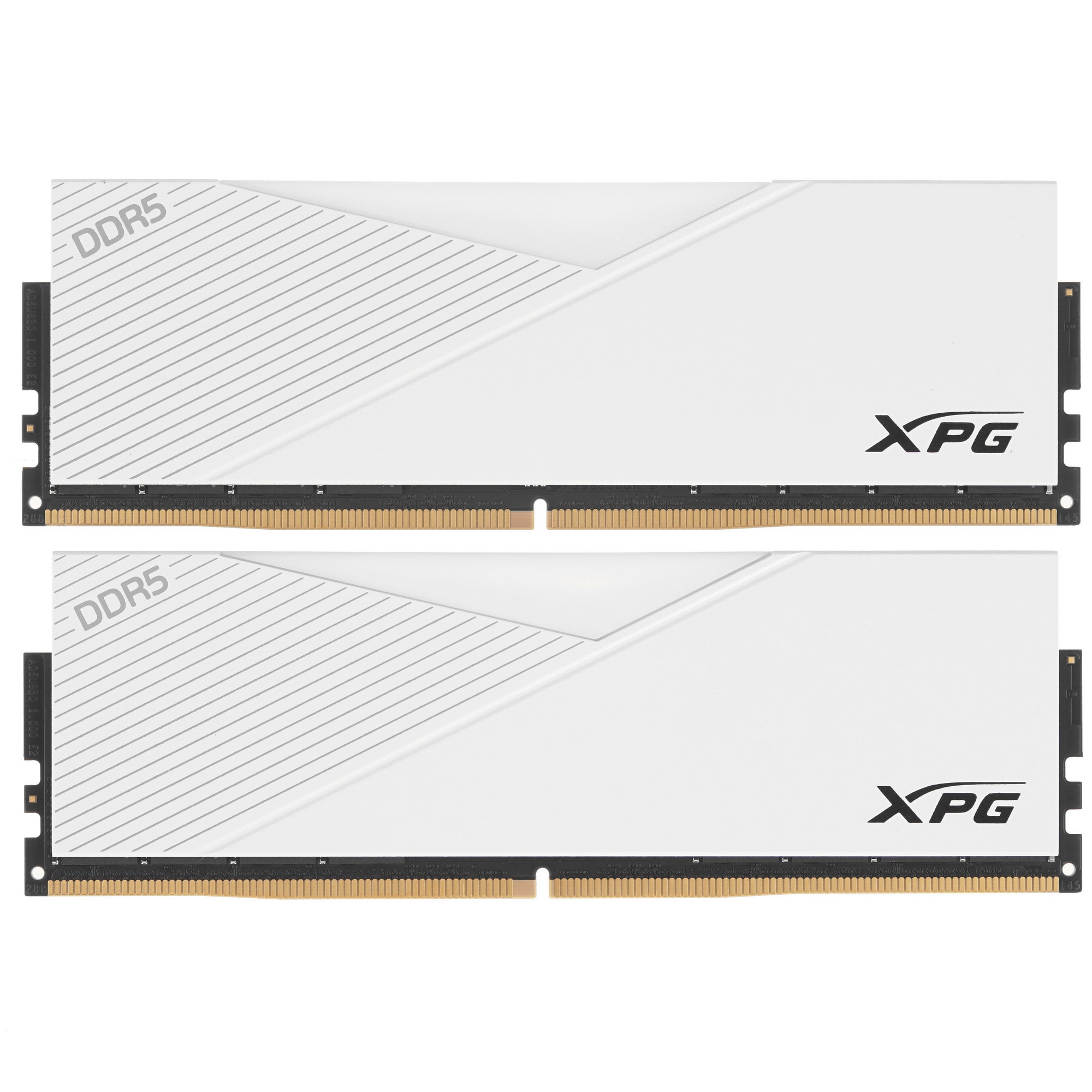 Оперативная память XPG Lancer, DDR5, 64GB (2x32GB), 6400MHz, CL32, с радиаторами, белый