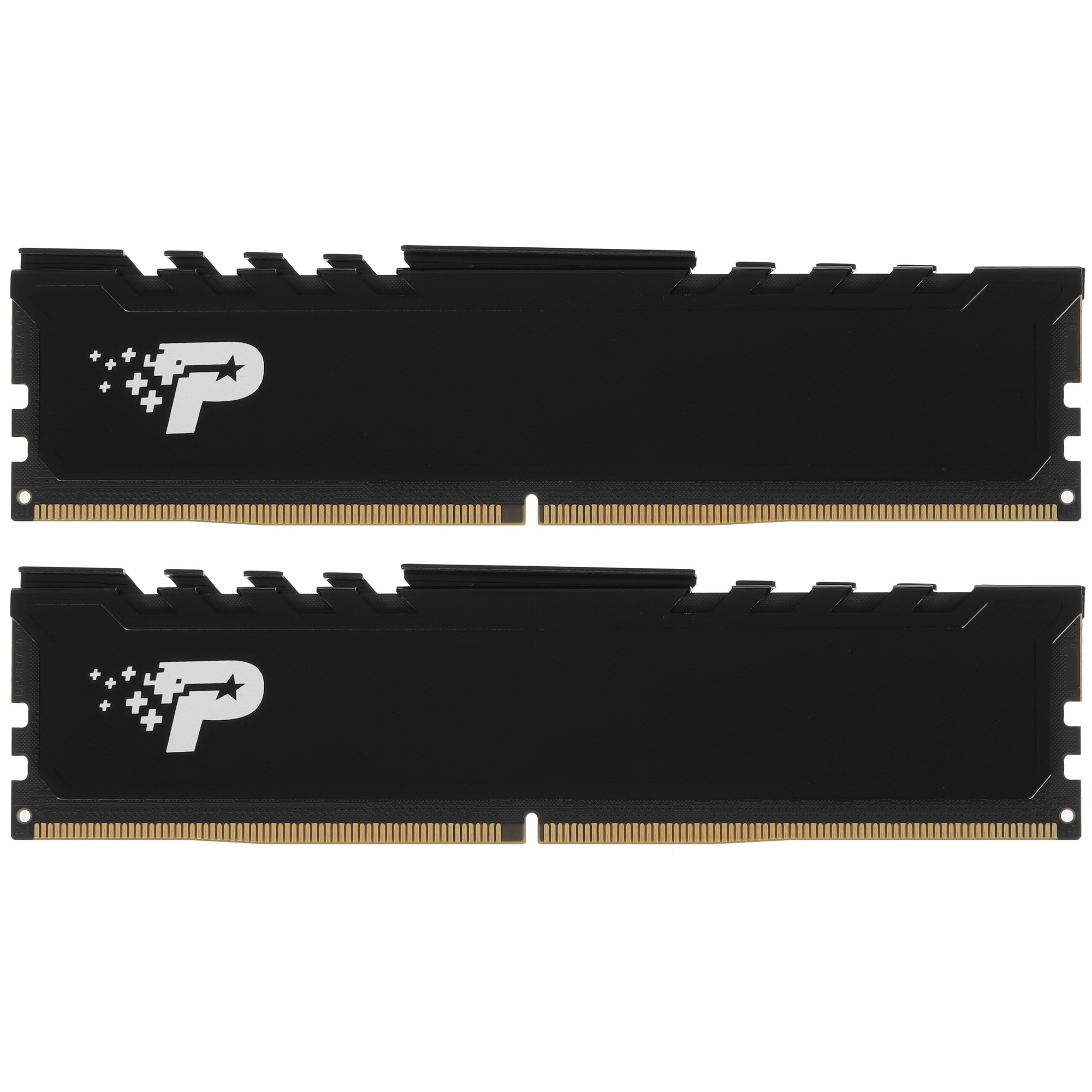 Оперативная память Patriot Signature Premium, DDR5, 32GB (2x16 GB), 5600 MHz, CL46, радиатор, черный