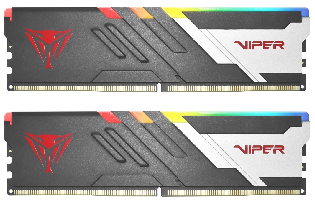 Оперативная память Patriot Viper Venom, DDR5, 32GB (2x16GB), 6600MHz, CL34, с радиаторами, RGB, черн
