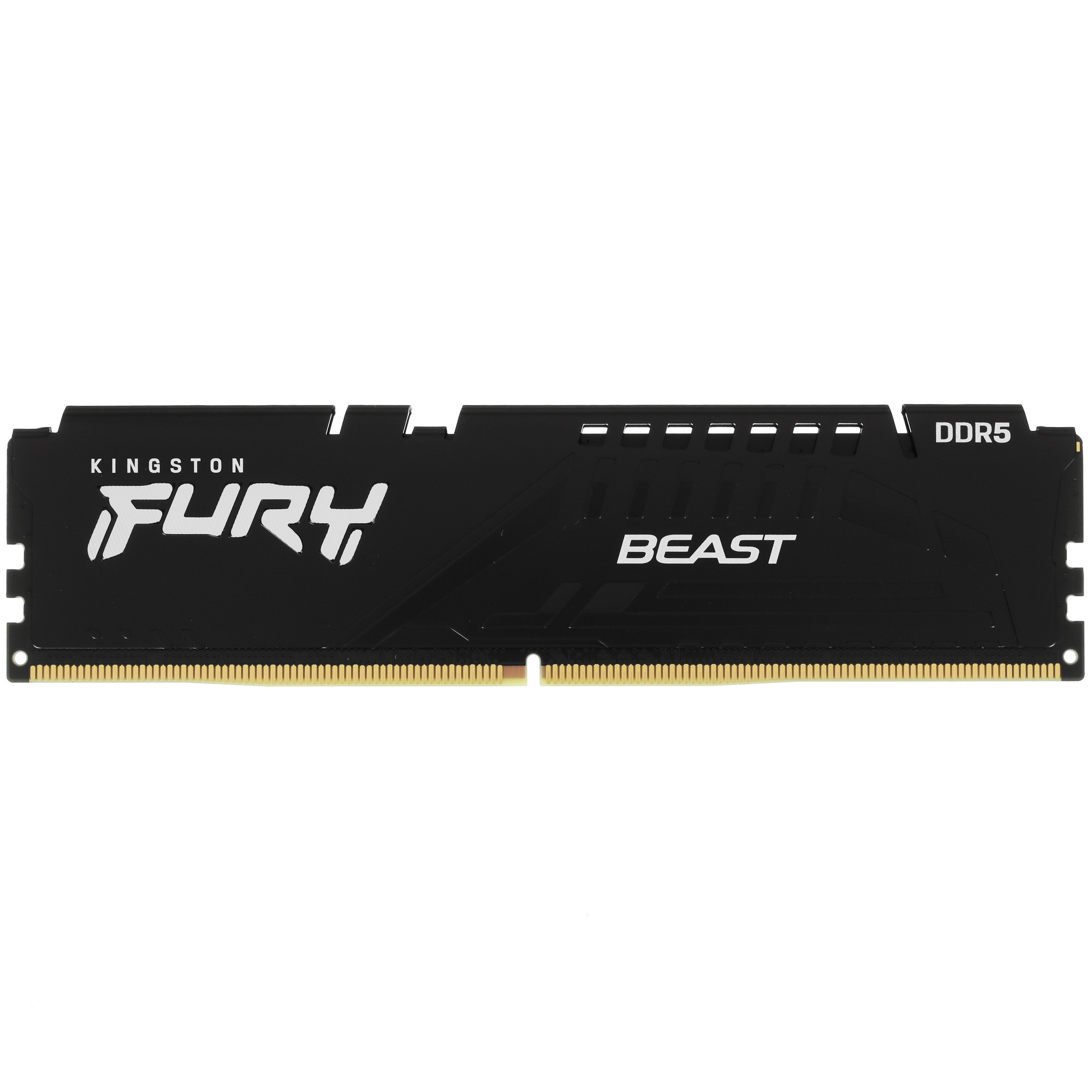 Оперативная память Kingston Fury Beast, DDR5, 8GB (1x8GB), 5200MHz, CL40, с радиатором, черный