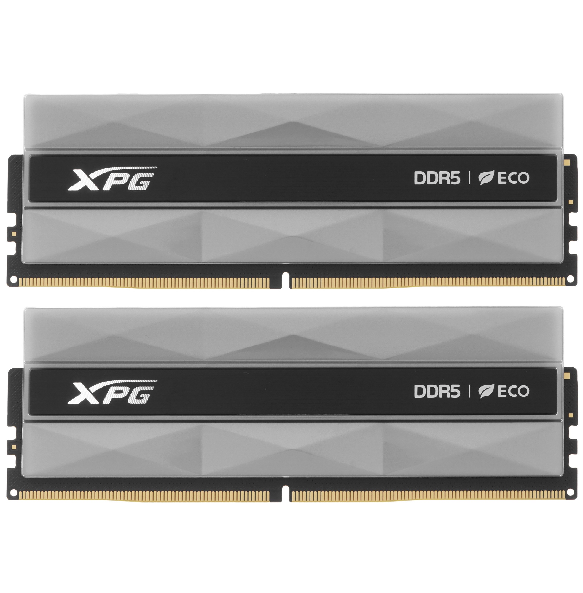 Оперативная память XPG Lancer Neon RGB, DDR5, 32GB (2x16GB), 6400MHz, CL32, с радиаторами, RGB, сере