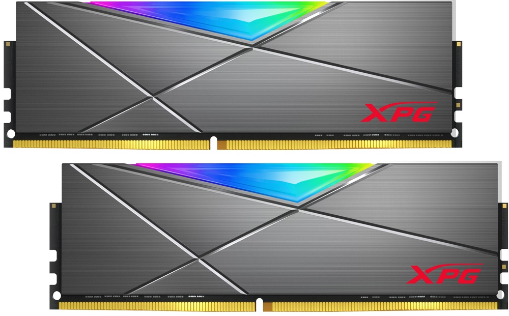Оперативная память XPG Spectrix D50 RGB, 16GB (2x8GB), DDR4, 3200MHz, CL16, UDIMM, с радиатором, RGB