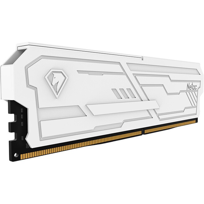 Оперативная память NETAC, DDR4, 16GB (1x16GB), 2666MHz, CL19, с радиатором, белый
