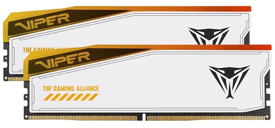 Оперативная память Patriot Viper Elite 5 TUF Gaming, DDR5, 48GB (2x24 GB), 6600 MHz, CL34, радиатор,