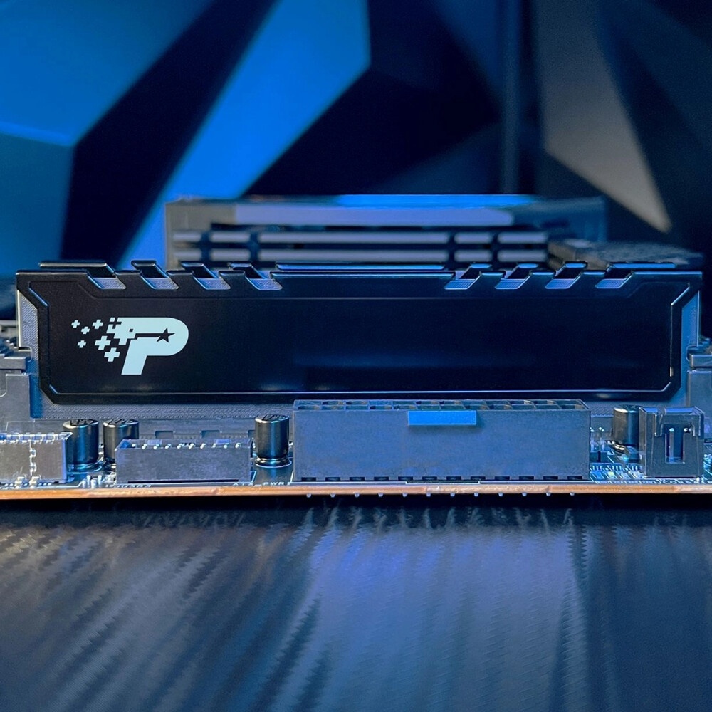 Оперативная память Patriot Signature Premium, DDR5, 16GB (1x16 GB), 5200 MHz, CL42, радиатор, черный