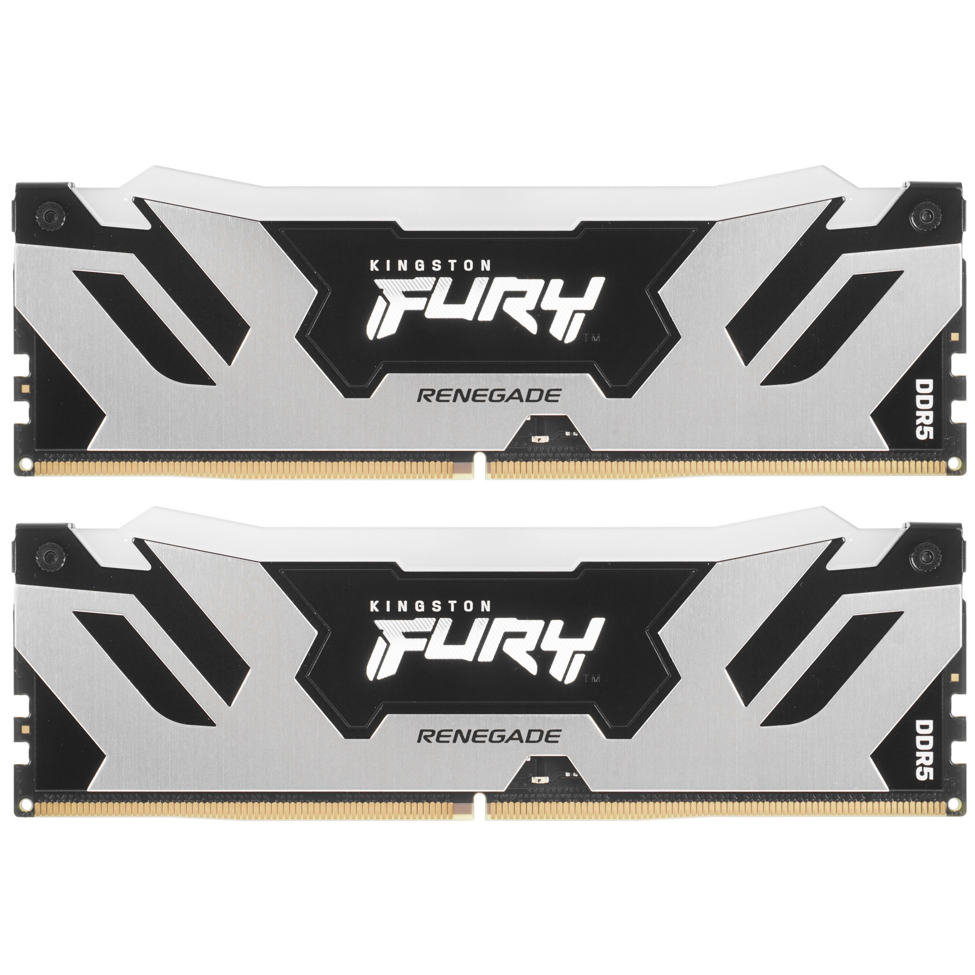 Оперативная память Kingston Fury Renegade, DDR5, 32GB (2x16GB), 6400MHz, CL32, с радиатором, RGB, се