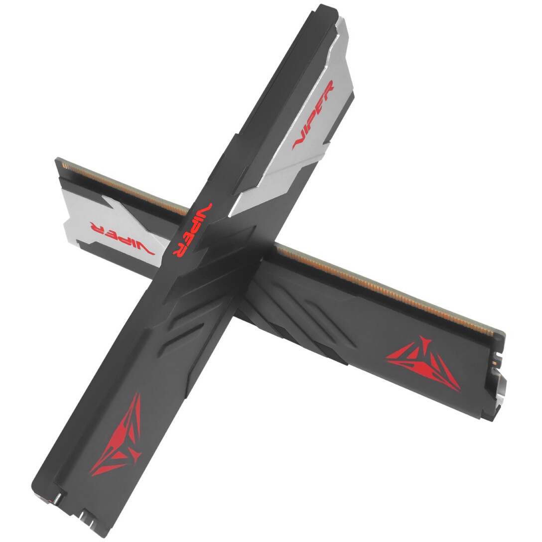 Оперативная память Patriot Viper Venom, DDR5, 48GB (2x24 GB), 6000 MHz, CL30, радиатор, RGB, чёрный