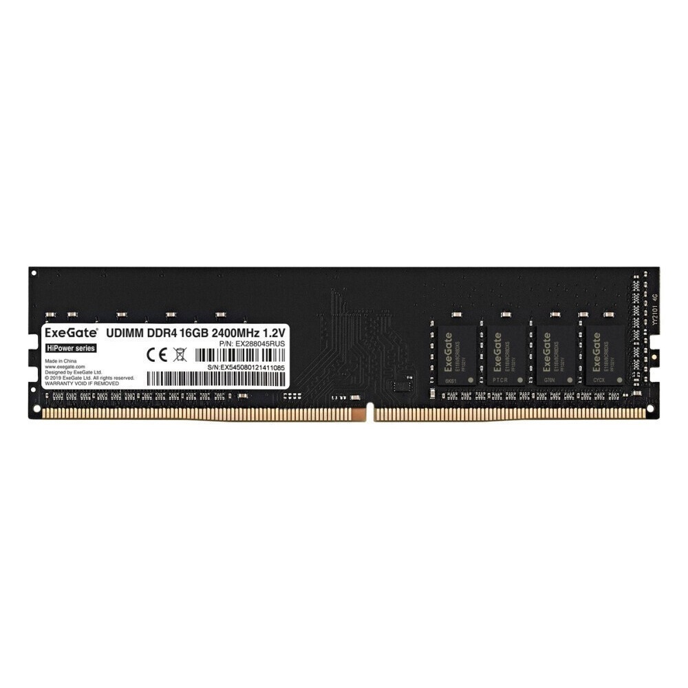 Оперативная память Patriot Signature, DDR4, 16GB (1x16 GB), 2400 MHz, CL17