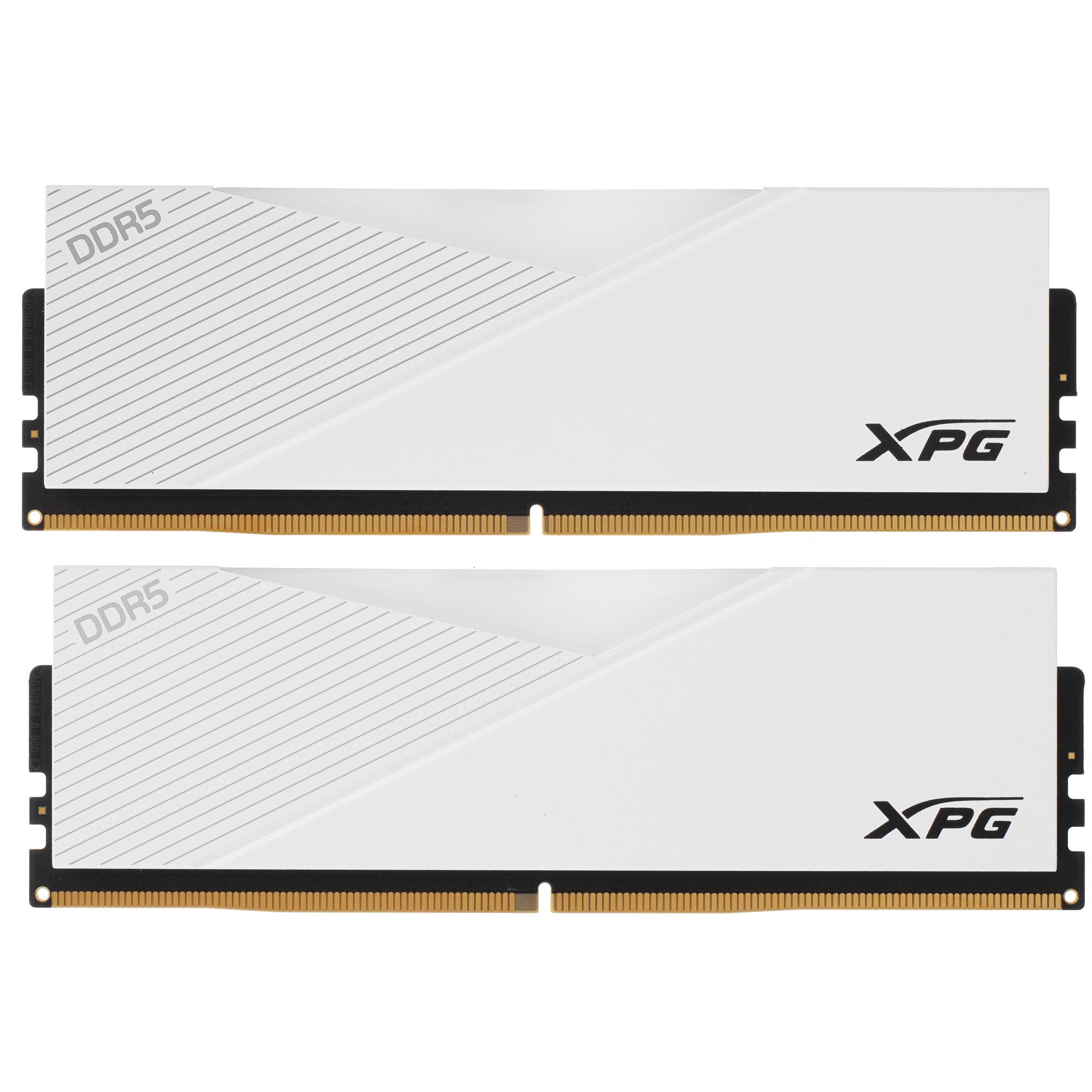 Оперативная память XPG Lancer, DDR5, 32GB (2x16GB), 6400MHz, CL32, с радиаторами, RGB, белый