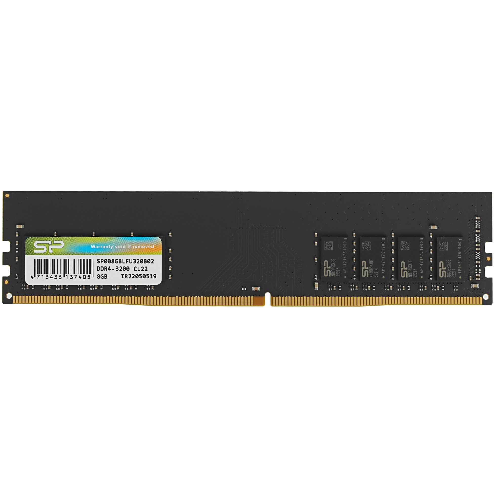 Оперативная память Silicon Power, DDR4, 8GB (1x8GB), 3200MHz, CL22