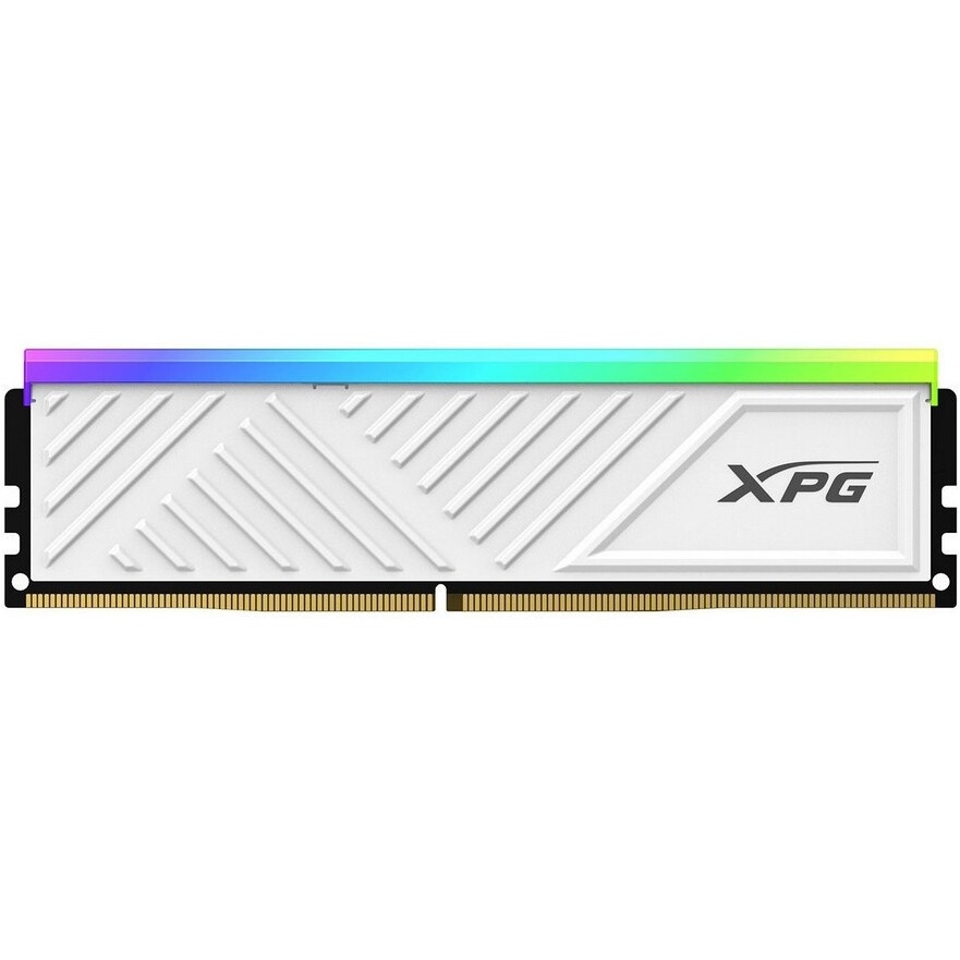Оперативная память XPG Spectrix D35G RGB, 8GB, DDR4, 3600MHz, CL18, с радиатором, белый, RGB