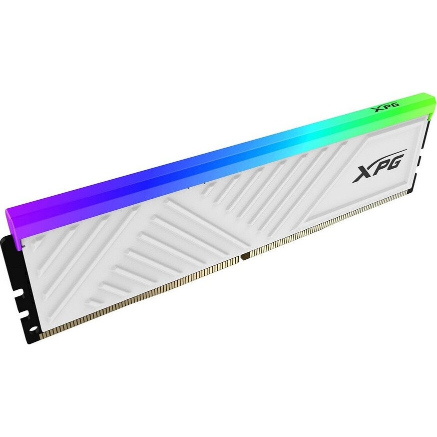 Оперативная память XPG Spectrix D35G RGB, 8GB, DDR4, 3600MHz, CL18, с радиатором, белый, RGB