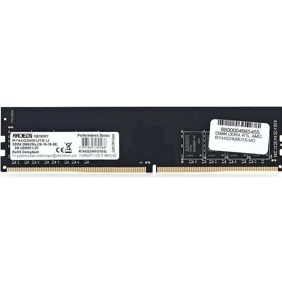 Оперативная память AGI, DDR4, 8GB (1x8 GB), 2666 MHz, CL19