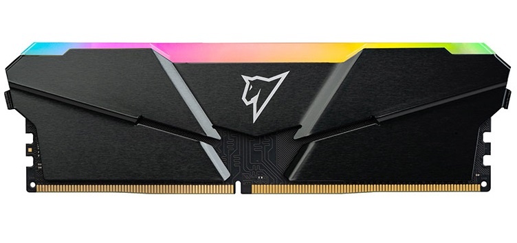 Оперативная память NETAC Shadow, DDR4, 8GB (1x8GB), 2666MHz, CL19, с радиаторами, RGB, черный