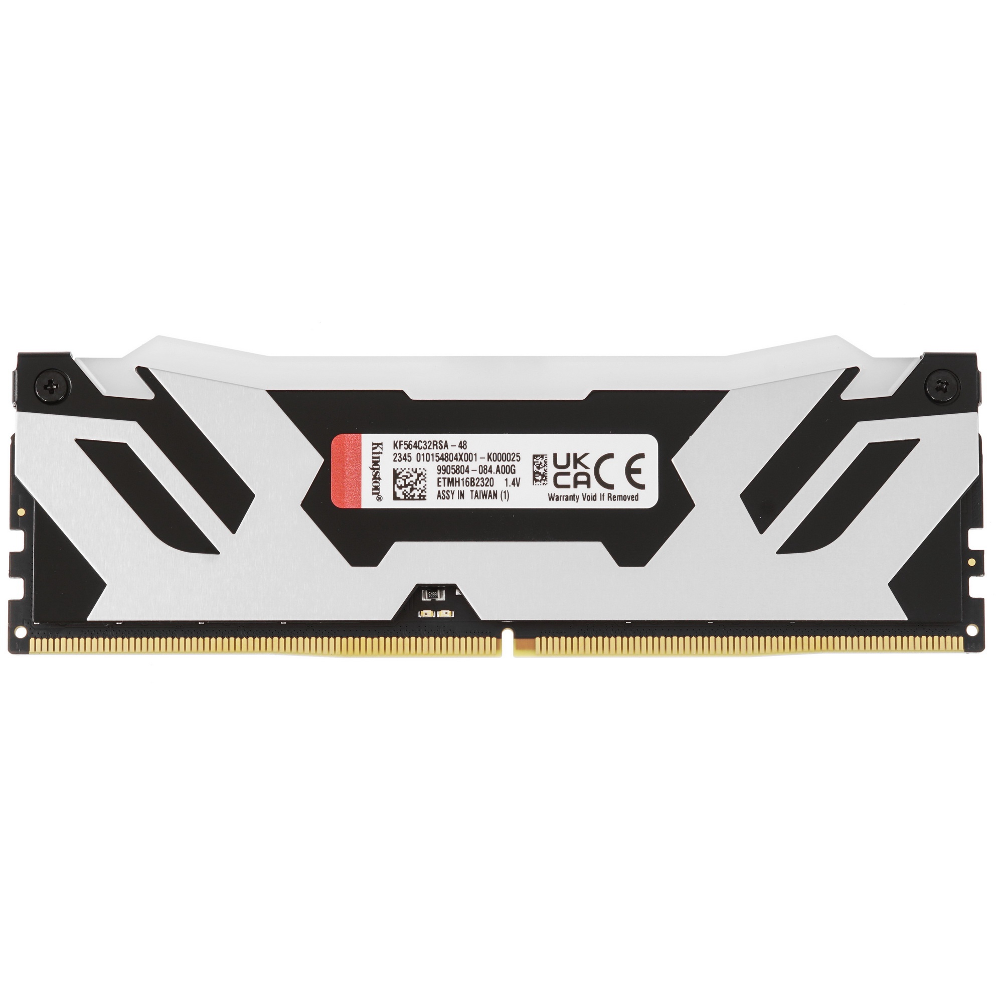 Оперативная память Kingston Fury Renegade, DDR5, 48GB (1x48GB), 6400MHz, CL32, с радиатором, RGB, се