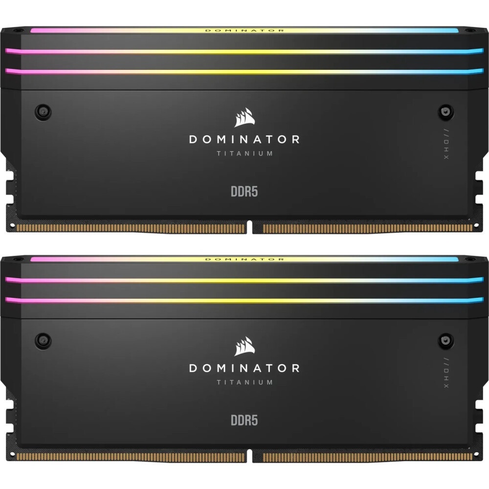 Оперативная память Corsair Dominator Titanium, DDR5, 96GB (2x48GB), 6600MHz, CL32, с радиаторами, RG