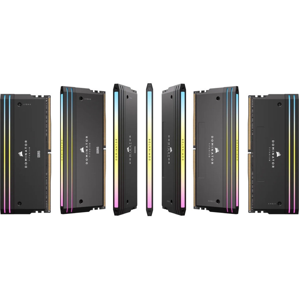 Оперативная память Corsair Dominator Titanium, DDR5, 96GB (2x48GB), 6600MHz, CL32, с радиаторами, RG