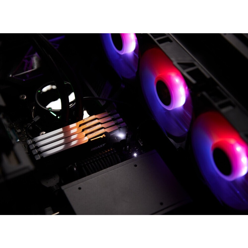 Оперативная память Kingston Fury Beast Expo, DDR5, 8GB (1x8GB), 6000MHz, CL30, с радиатором, черный