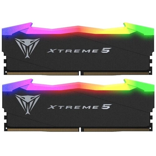 Оперативная память Patriot Viper Xtreme 5, DDR5, 48Gb (2x24Gb), 8000MHz, CL38, с радиаторами, RGB, с
