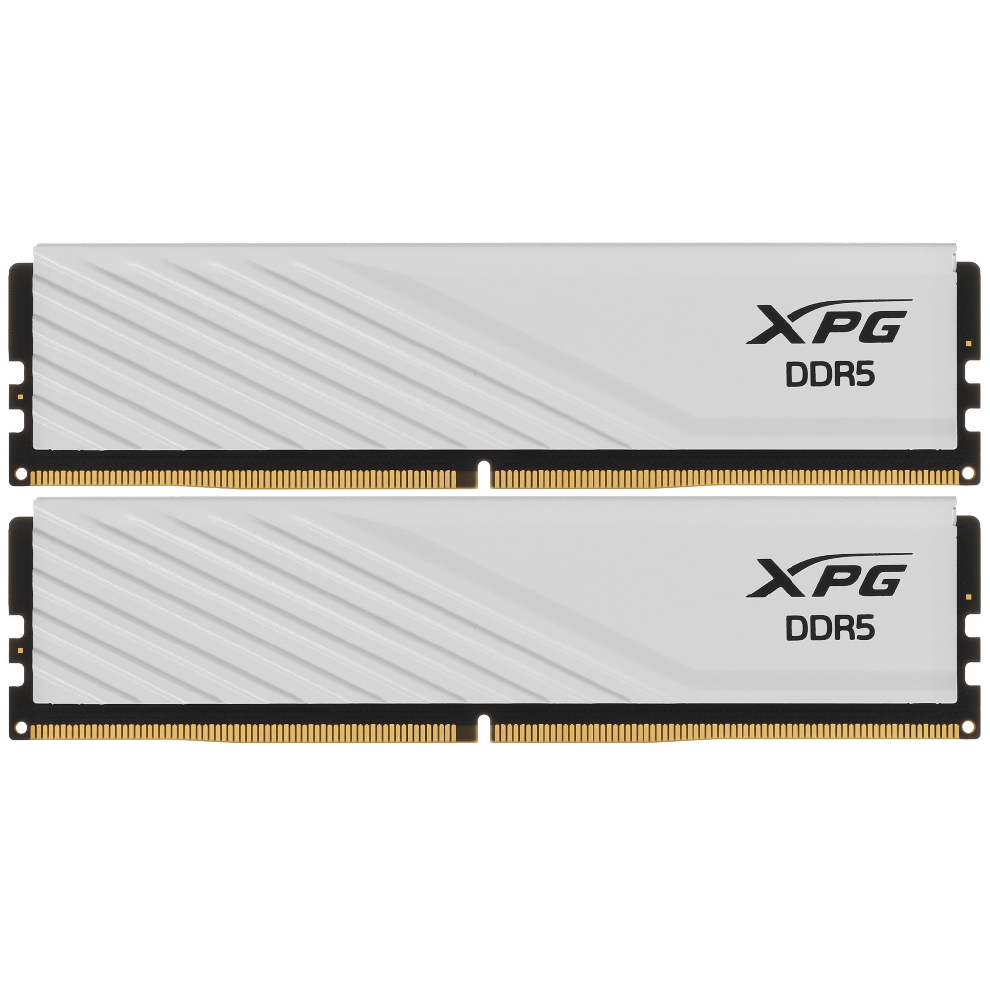 Оперативная память XPG Lancer Blade, DDR5, 32GB (2x16GB), 5600MHz, CL46, с радиаторами, белый