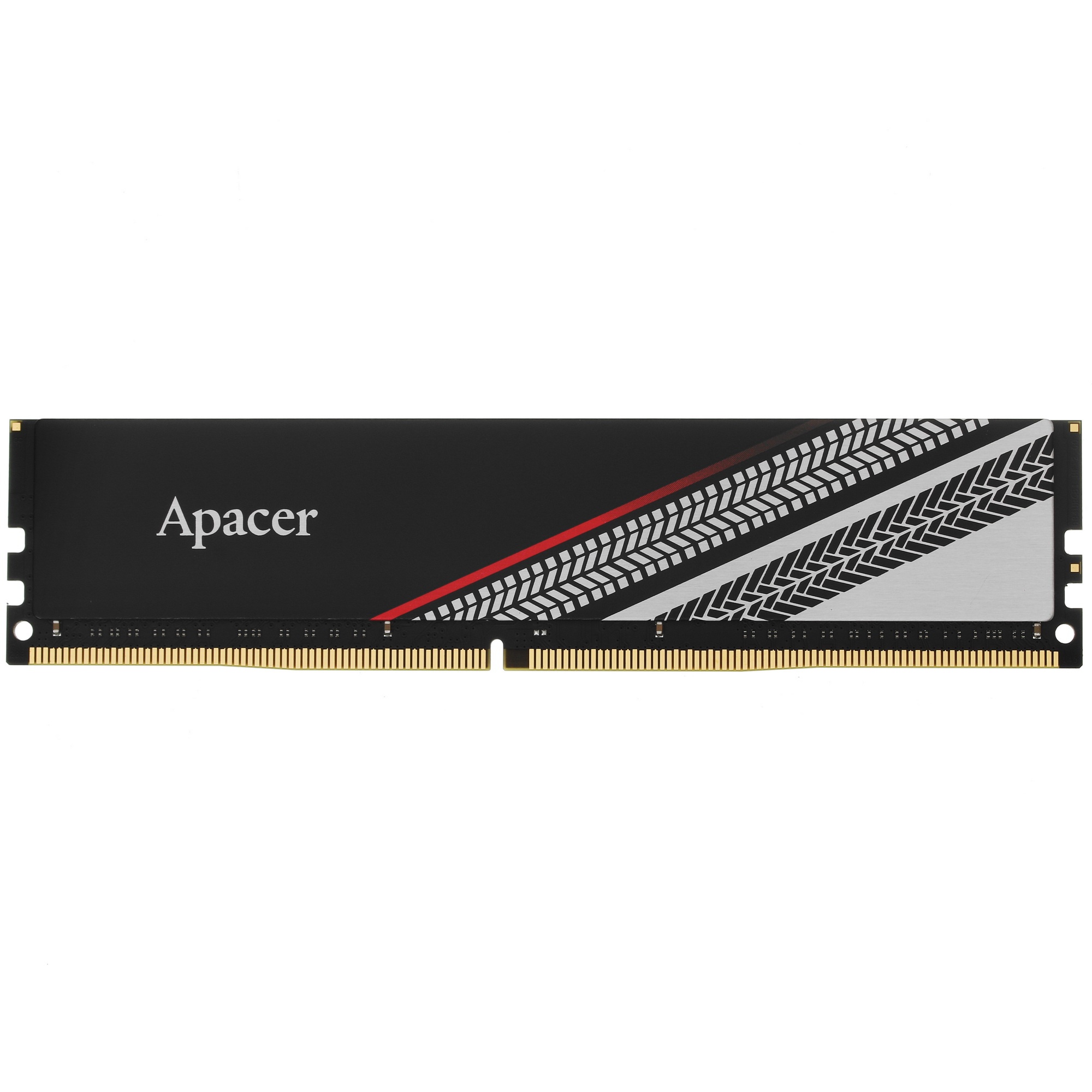 Оперативная память Apacer Tex, DDR4, 16GB (1x16GB), 2666MHz, CL16, с радиаторами, серебристый/черный