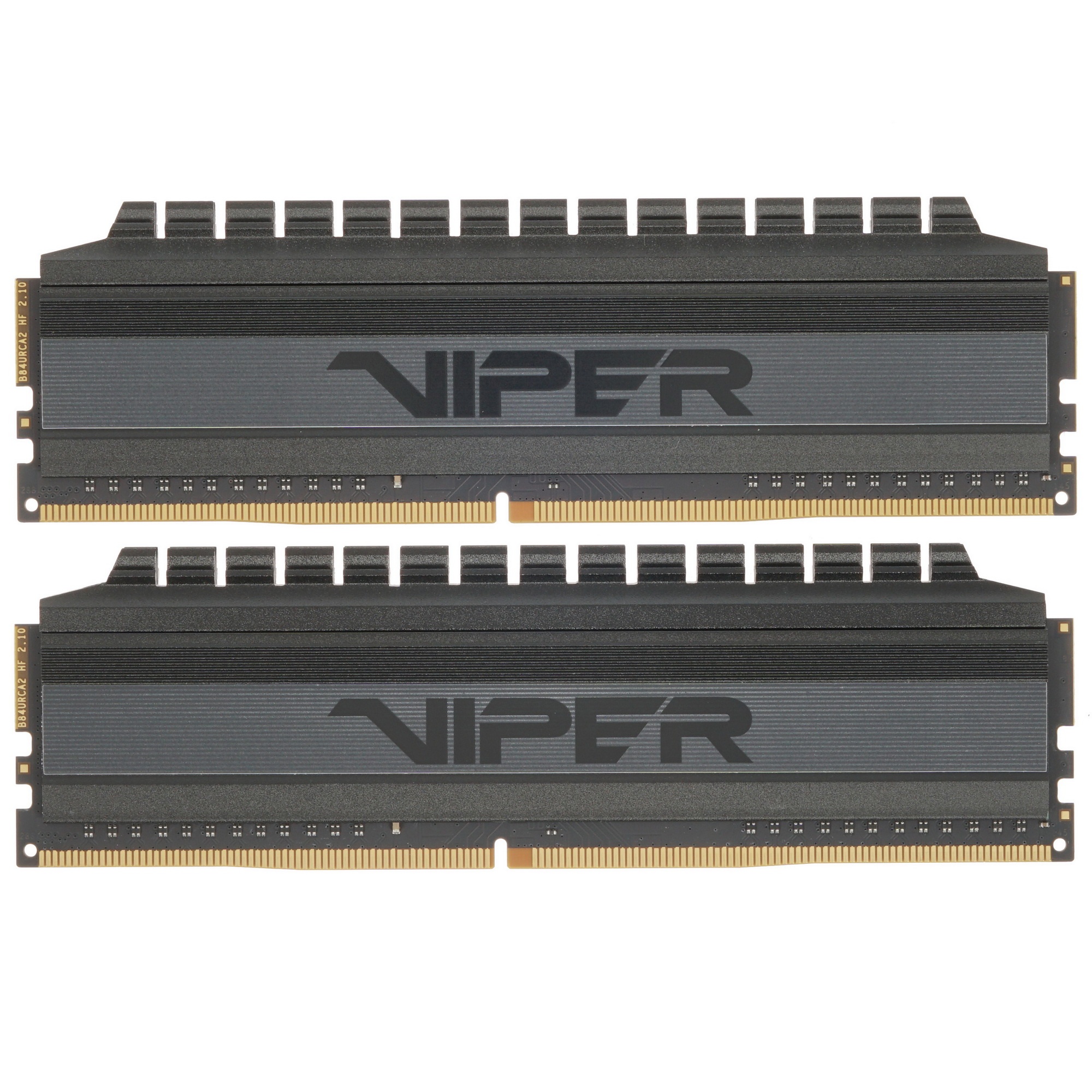Оперативная память Patriot Viper 4 Blackout, DDR4, 16GB (2x8 GB), 3600 MHz, CL18, радиатор, чёрный
