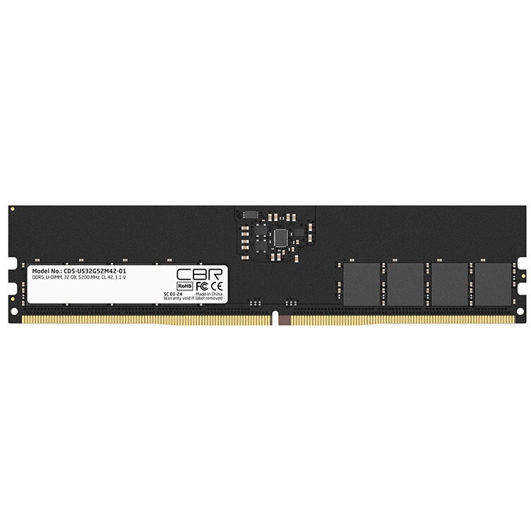 Оперативная память AMD Radeon R5, DDR5, 32GB (1x32GB), 5200MHz, CL40, OEM