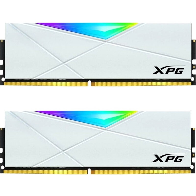 Оперативная память XPG Spectrix D50 RGB, DDR4, 32GB (2x16GB), 3200MHz, CL16, UDIMM, с радиатором, RG