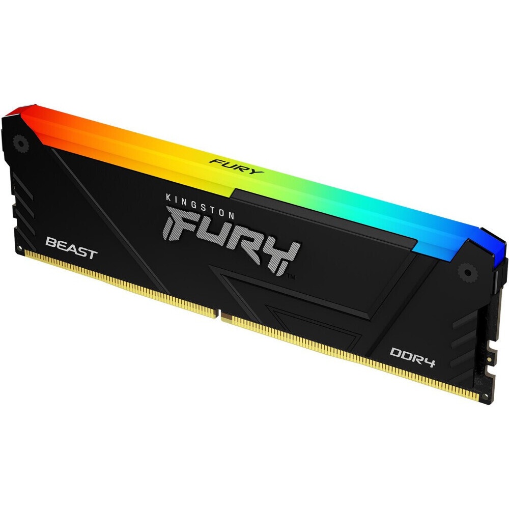 Оперативная память XPG Spectrix D50, DDR4, 16GB (1x16 GB), 3600 MHz, CL18, радиатор, RGB, серый