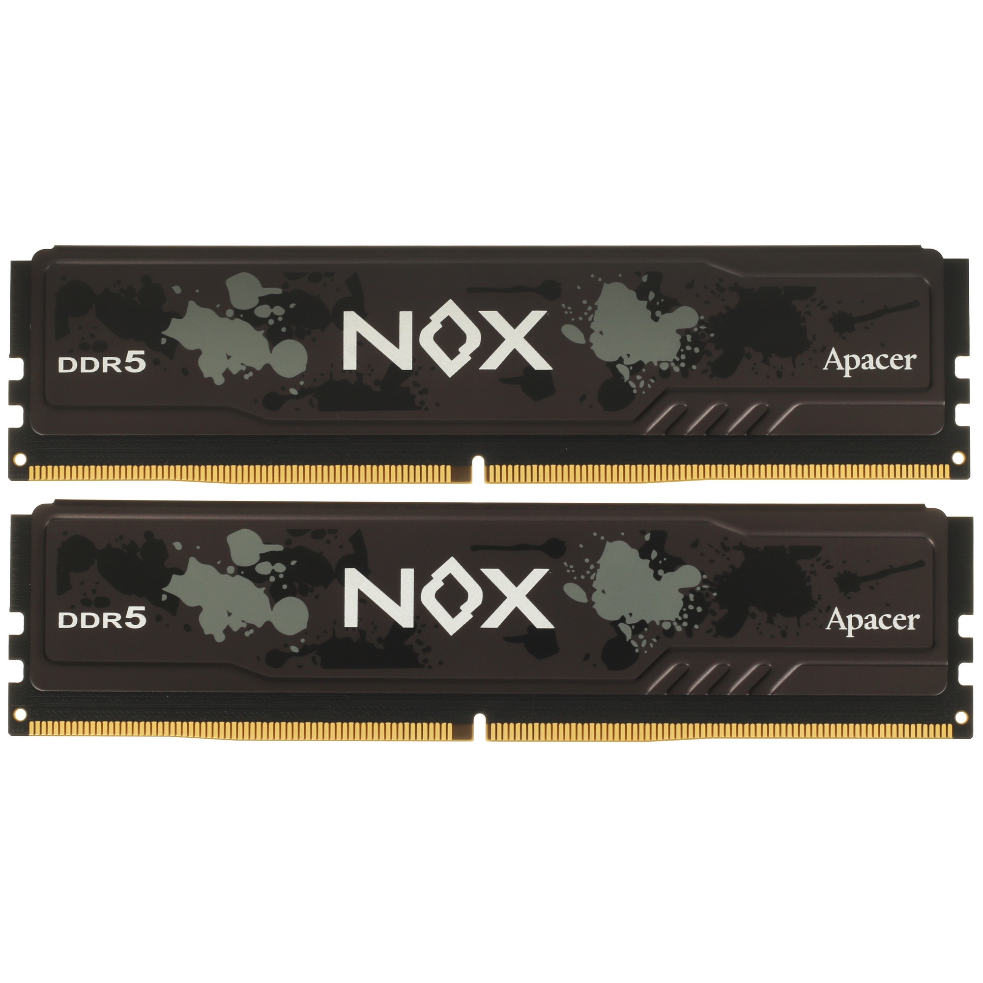 Оперативная память Apacer Nox, DDR5, 32GB (2x16GB), 5600MHz, CL40, радиатор, черный