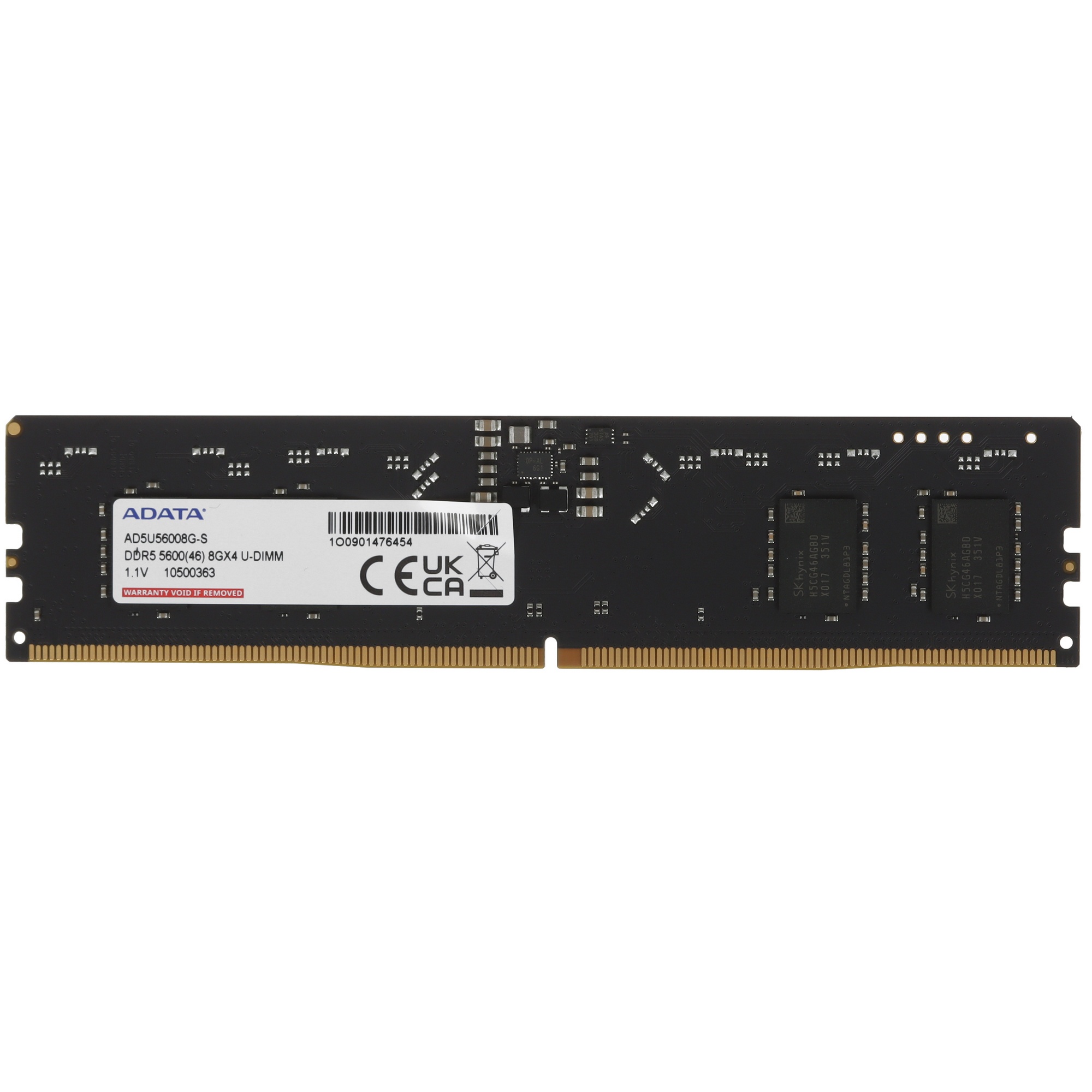 Оперативная память ADATA, DDR5, 8GB (1x8GB), 5600MHz, CL46, UDIMM