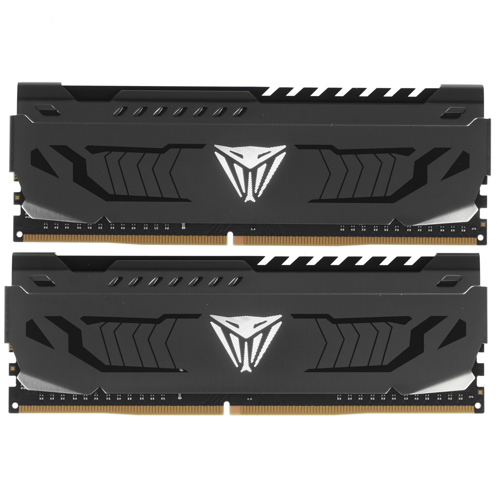 Оперативная память Patriot Viper Steel, DDR4, 16GB (2x8 GB), 3200 MHz, CL16, радиатор, чёрный