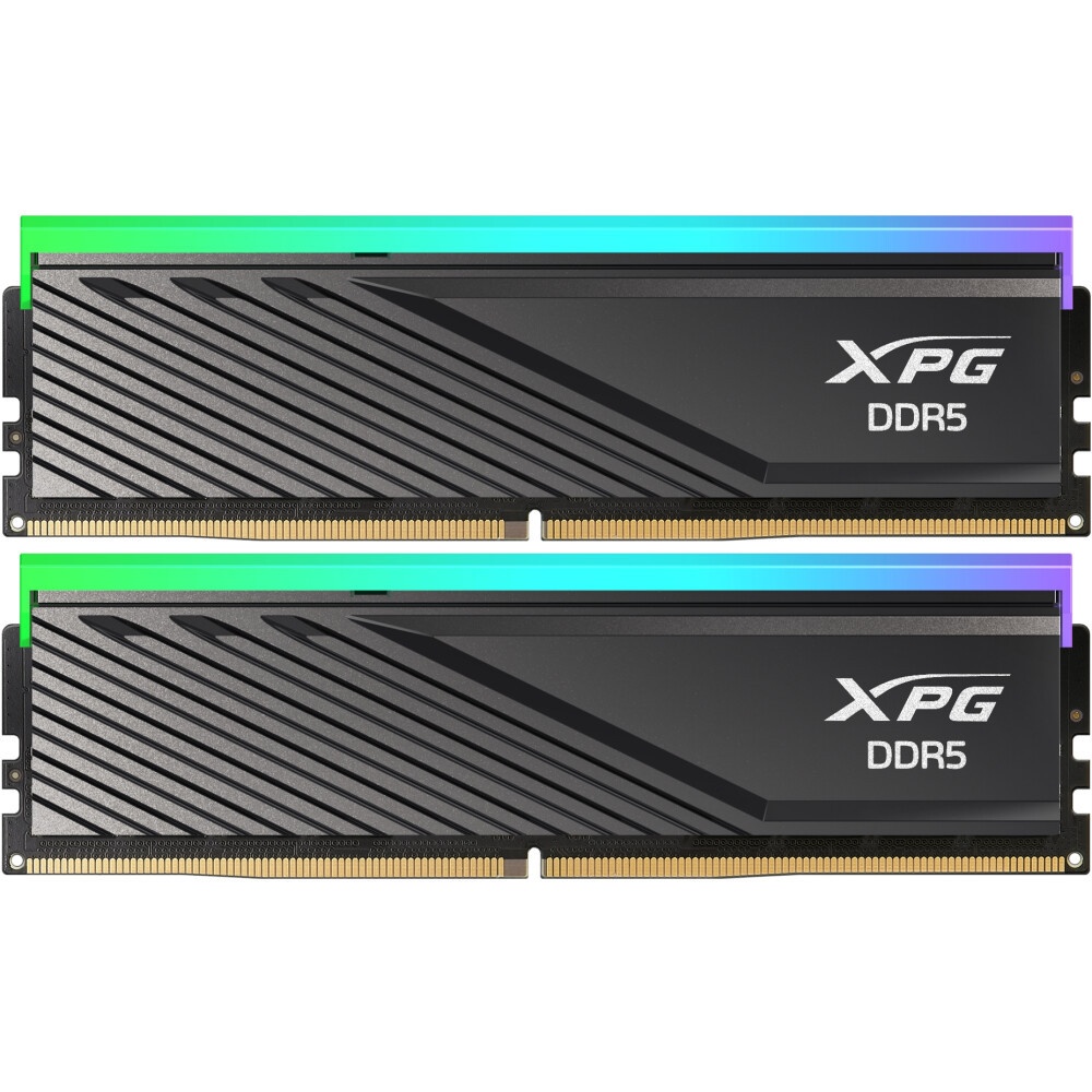 Оперативная память XPG Lancer, DDR5, 32GB (2x16GB), 6400MHz, CL32, с радиаторами, белый