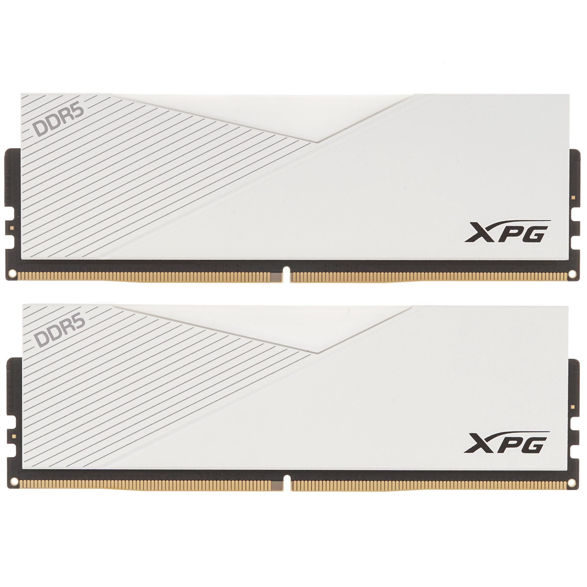 Оперативная память XPG Lancer, DDR5, 32GB (2x16GB), 6400MHz, CL32, с радиаторами, белый