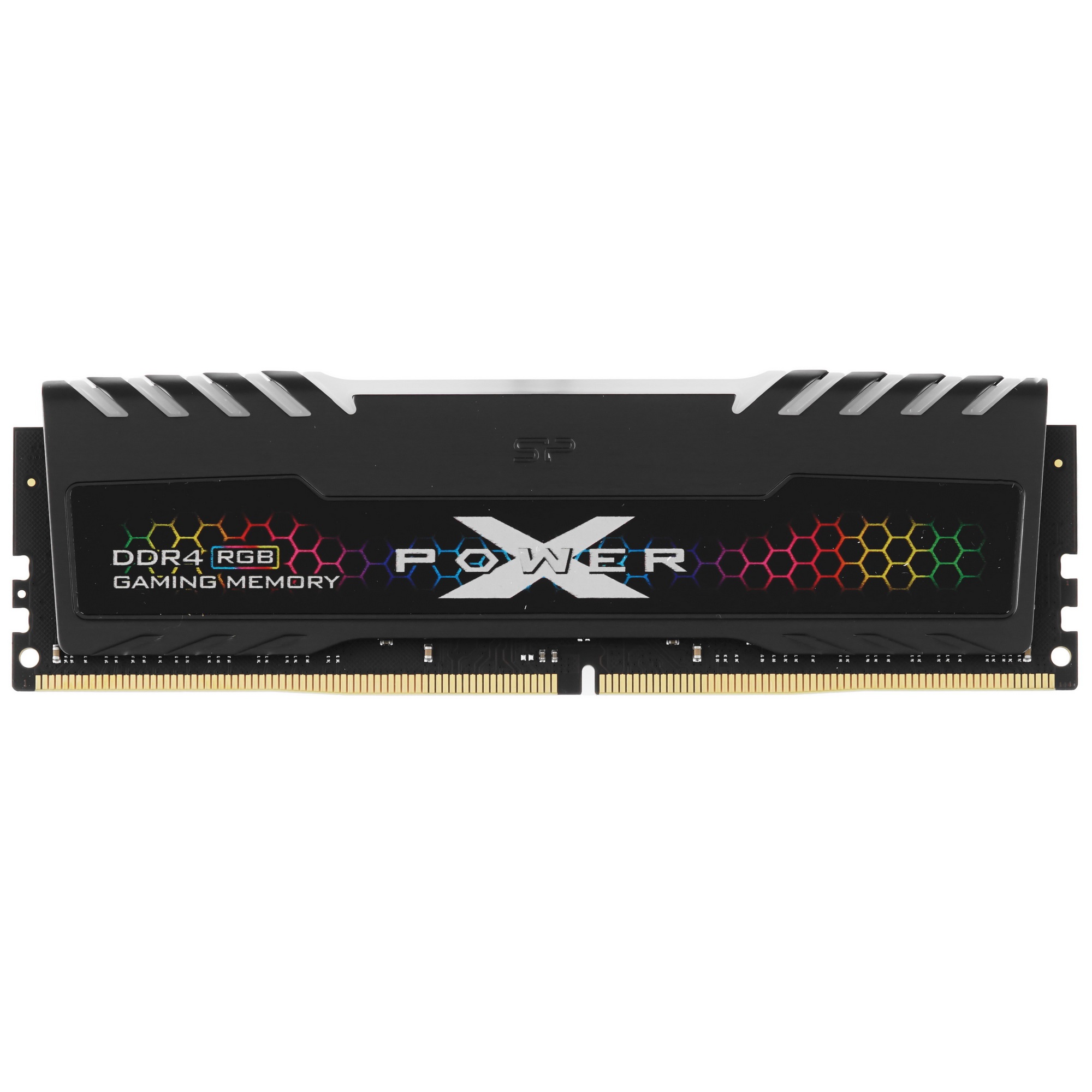 Оперативная память Silicon Power Xpower Turbine, DDR4, 16GB (1x16 GB), 3200 MHz, CL16, радиатор, RGB