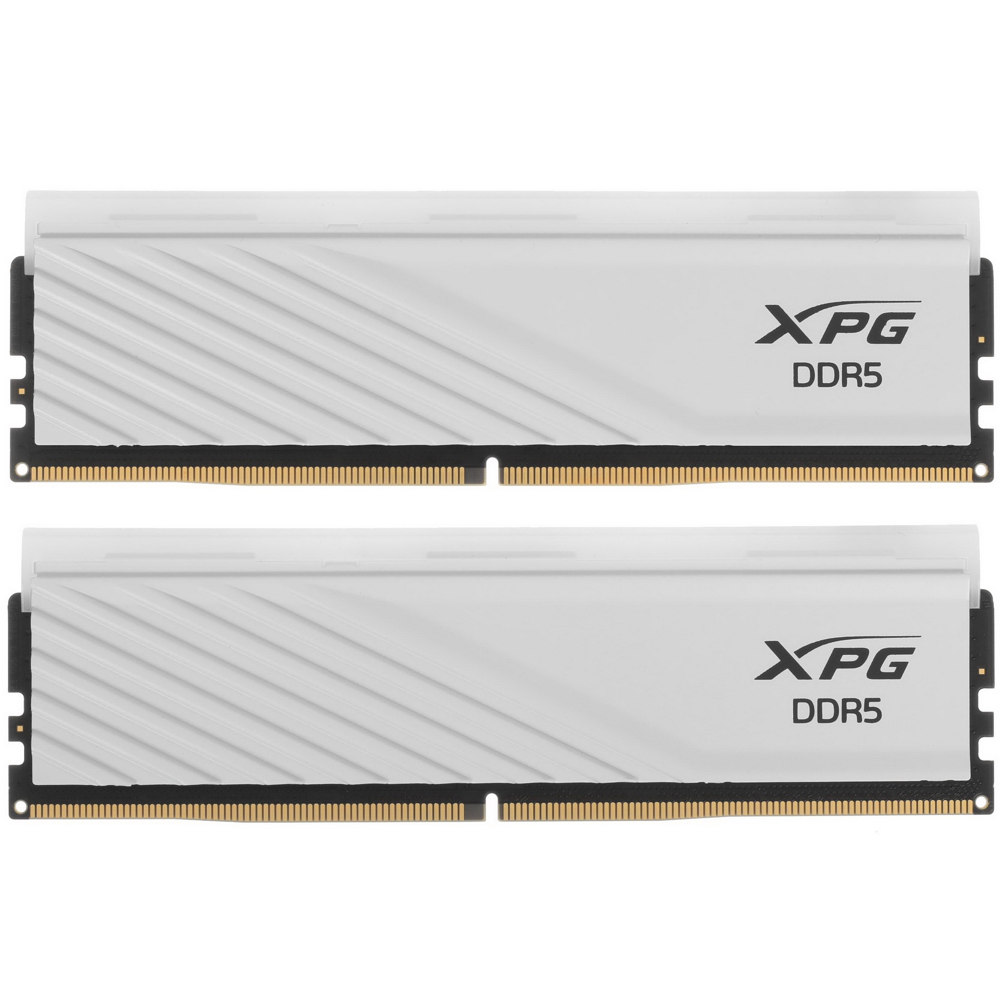 Оперативная память XPG Lancer Blade, DDR5, 32GB (2x16GB), 6000MHz, CL30, с радиаторами, RGB, белый