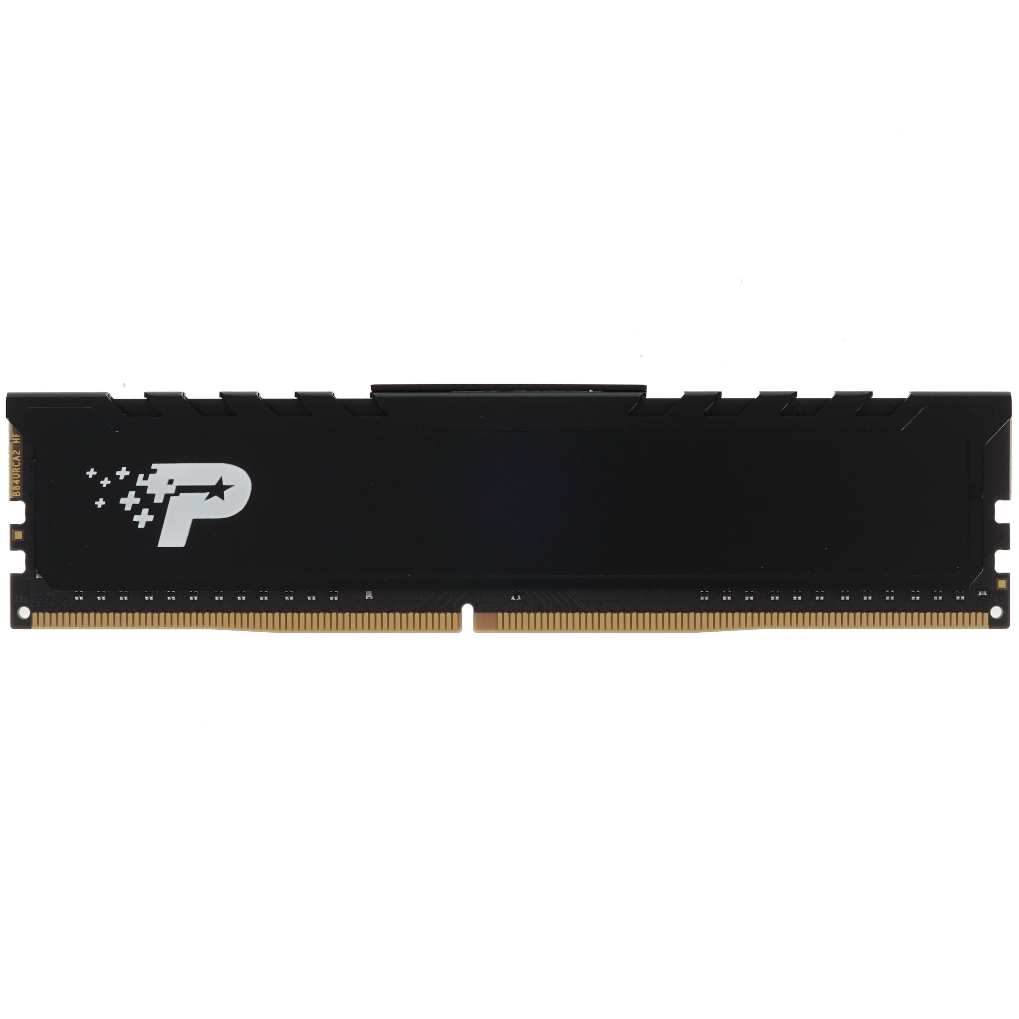Оперативная память Patriot Signature, DDR4, 8GB (1x8 GB), 2666 MHz, CL19, радиатор, чёрный