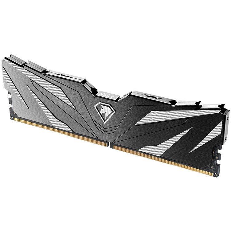 Оперативная память Netac Shadow II, DDR5, 32GB (2x16GB), 5600 MHz, CL46, с радиатором, RGB, черный