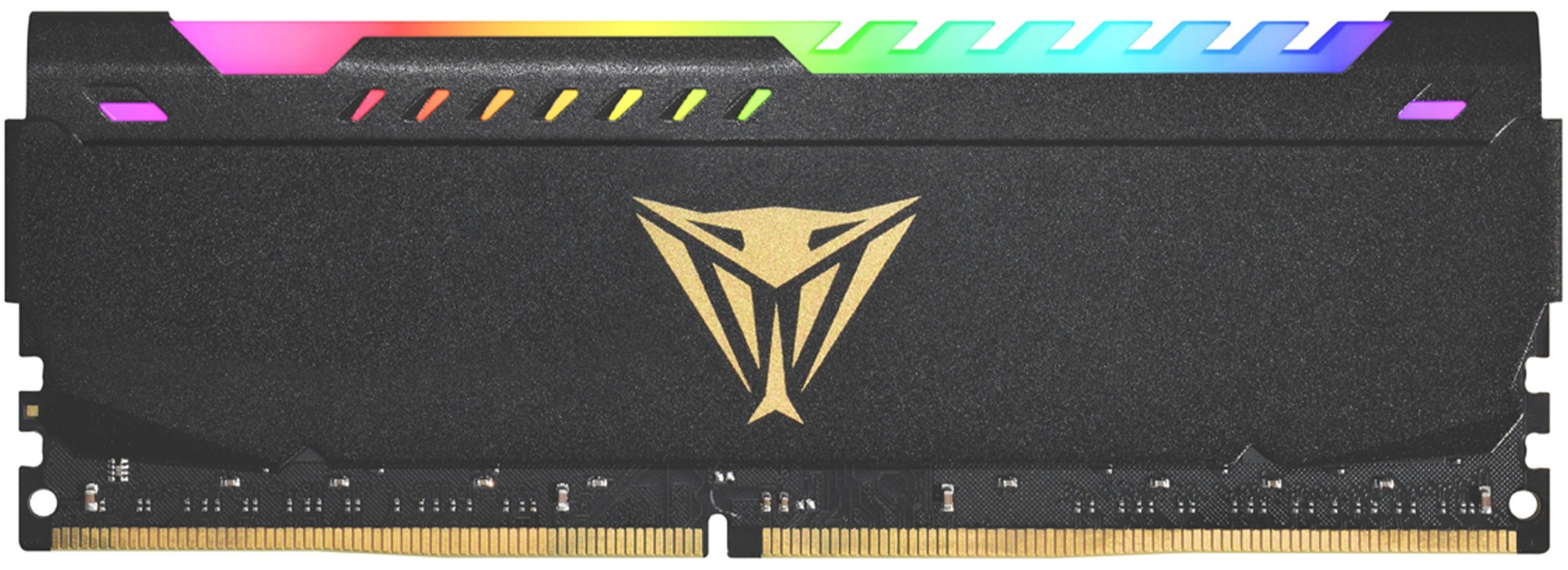 Оперативная память Patriot Viper Steel, DDR4, 8GB (1x8GB), 3200MHz, CL18, с радиатором, RGB, черный