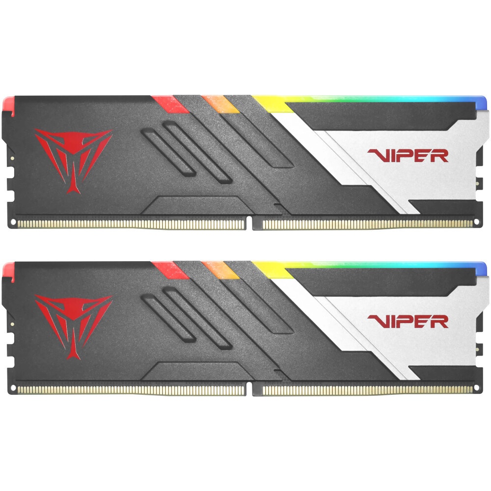 Оперативная память Patriot Viper Venom, DDR5, 32GB (2x16GB), 7200MHz, CL34, с радиаторами, RGB, черн