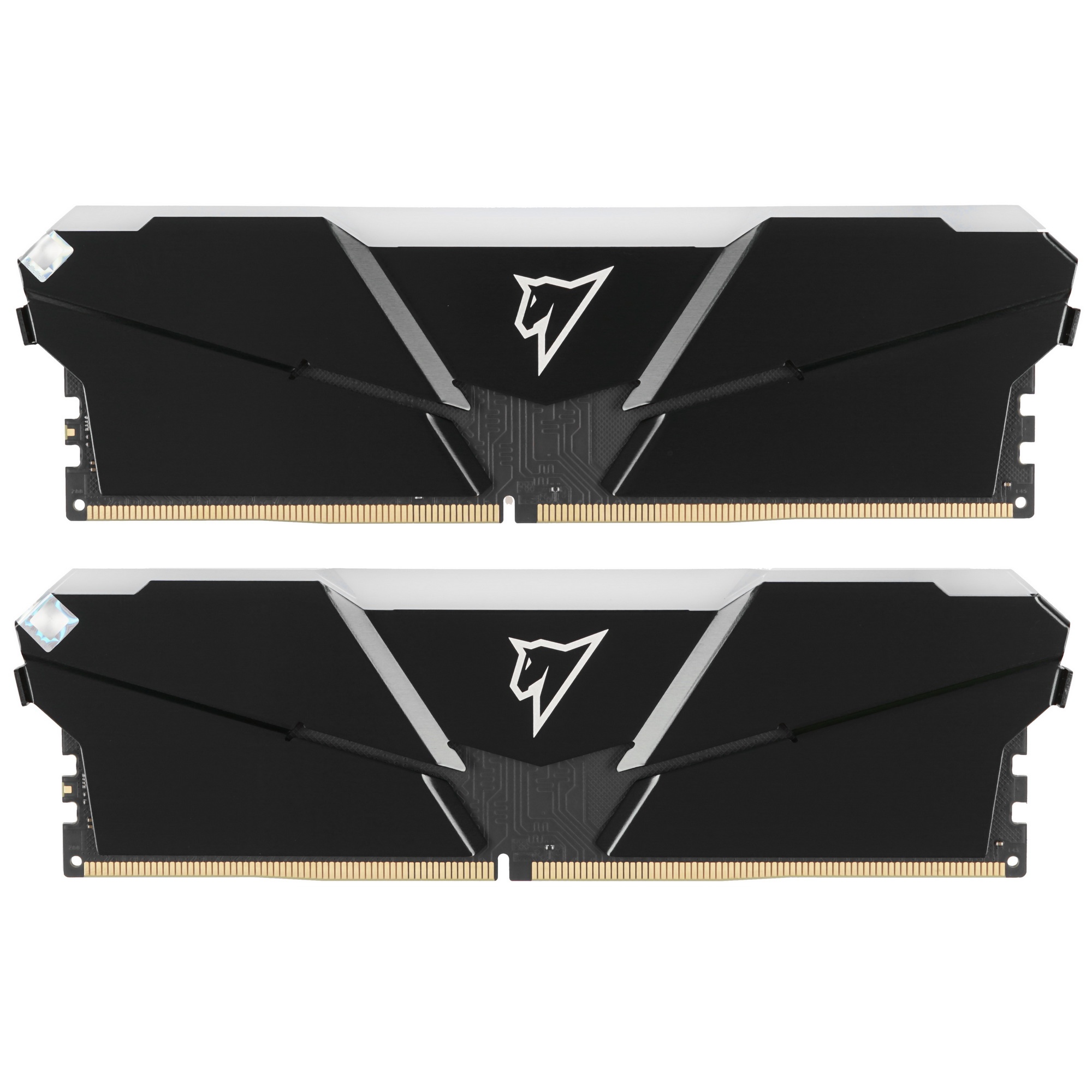 Оперативная память NETAC Shadow, DDR4, 32GB (2x16 GB), 3200 MHz, CL16, радиатор, RGB, серый