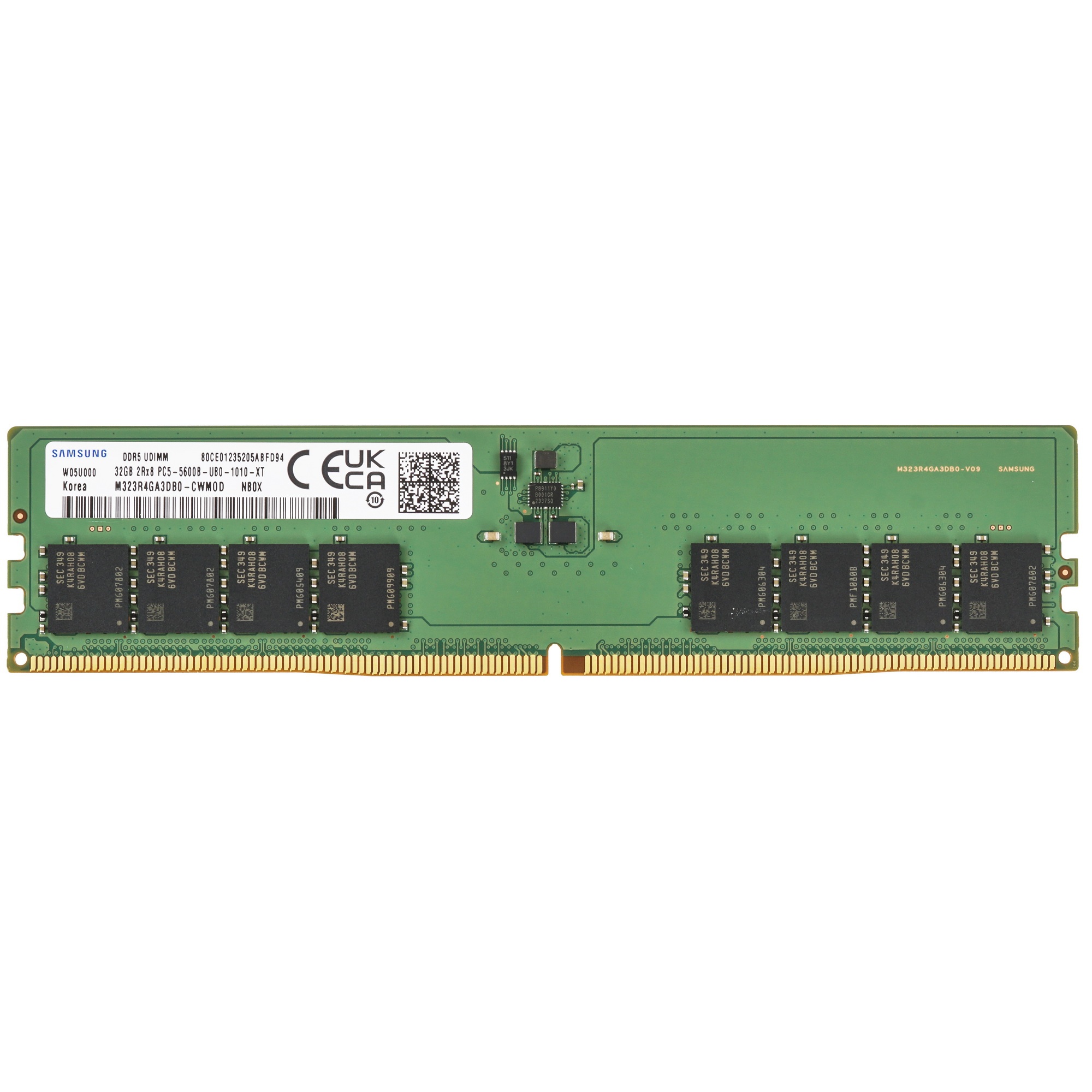 Оперативная память Samsung, DDR5, 32GB (1x32GB), 5600MHz, CL46, OEM