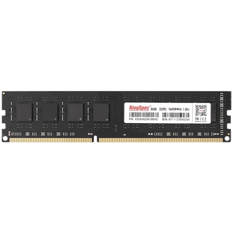 Оперативная память KingSpec, DDR3L, 8GB (1x8 GB), 1600 MHz, CL11