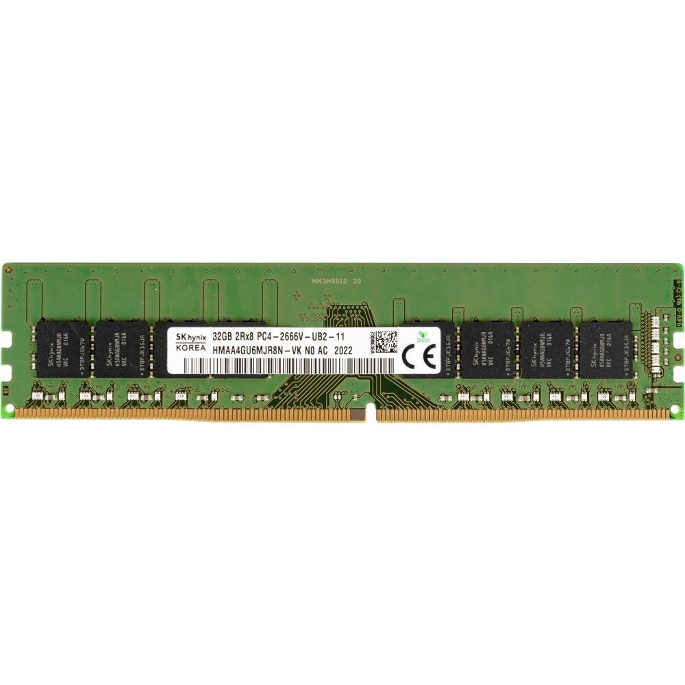 Оперативная память Hynix, DDR4, 32GB (1x32GB), 2666MHz, CL22, UDIMM, OEM
